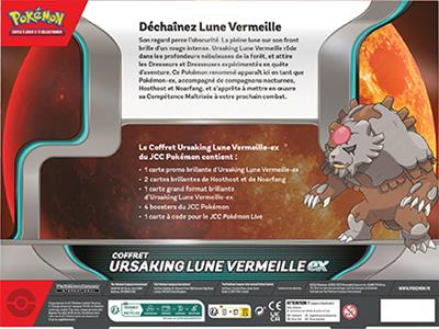 Pokémon Coffret Ursaking Lune Vermeille EX