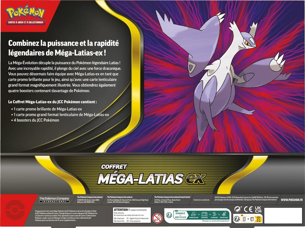Pokémon Coffret Méga-Latias ex - ME01 - Méga-Évolution