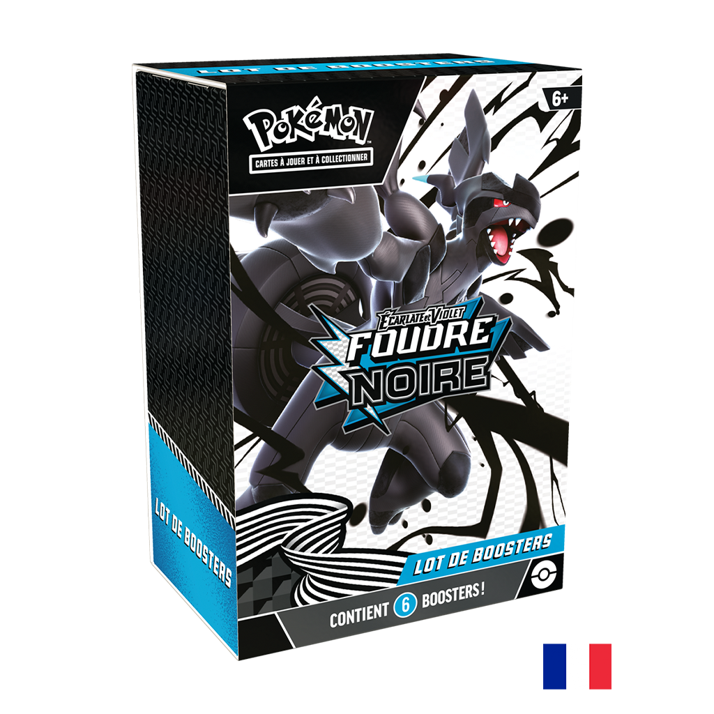 Pokémon : Bundle de 6 boosters Écarlate et Violet - Foudre Noire - EV10.5