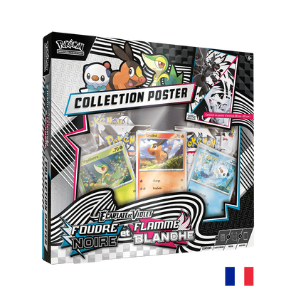 Pokémon: Coffret Poster Foudre Noire et Flamme Blanche - EV10.5