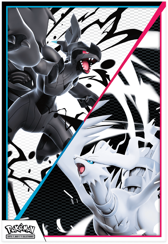 Pokémon: Coffret Poster Foudre Noire et Flamme Blanche - EV10.5