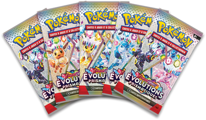 Pokémon : Coffret Collection Classeur + 5 boosters - EV08.5 Évolutions Prismatiques