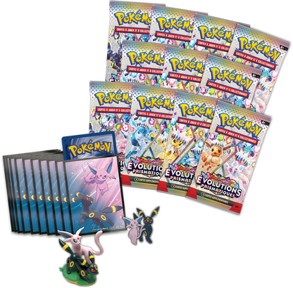 Pokémon : Collection Premium avec figurine Écarlate et Violet – Évolutions Prismatiques EV08.5
