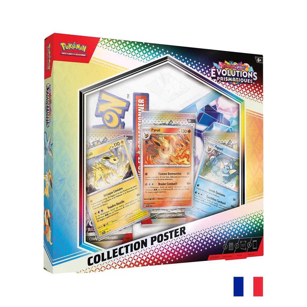 Pokémon : Coffret Poster - EV08.5 Évolutions Prismatiques