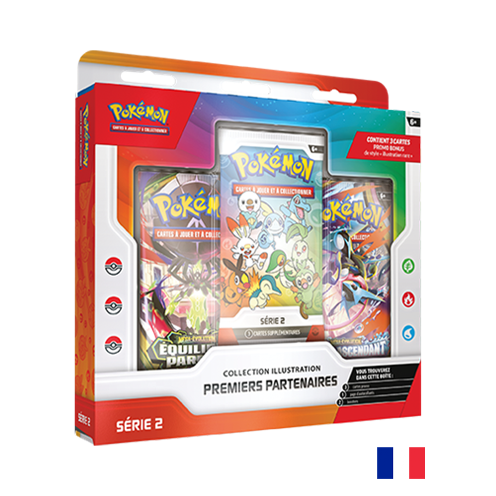 Pokémon - Collection Illustration Premiers Partenaires – Série 2 (Précommande sortie le 19.06.26) (Arrivage prévu le 24.06.26)   **1ère VAGUE**