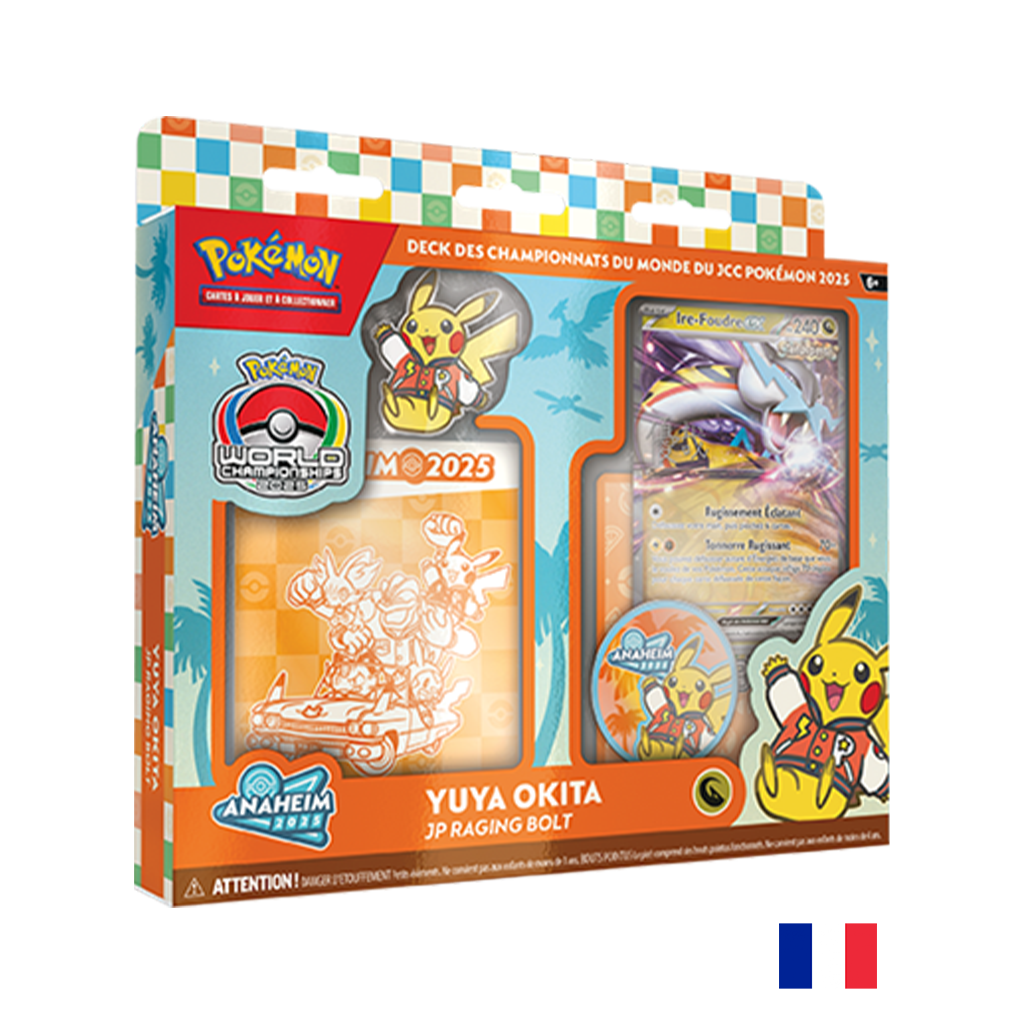 Pokémon : Deck des championnats du monde 2025 - Anaheim - JP Raging Bolt