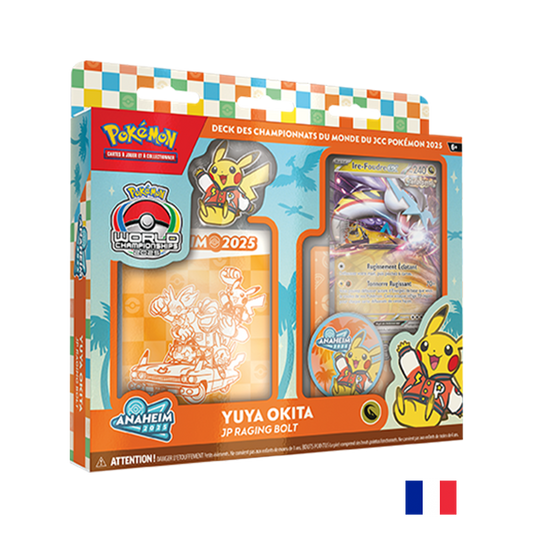 Pokémon : Deck des championnats du monde 2025 - Anaheim - JP Raging Bolt