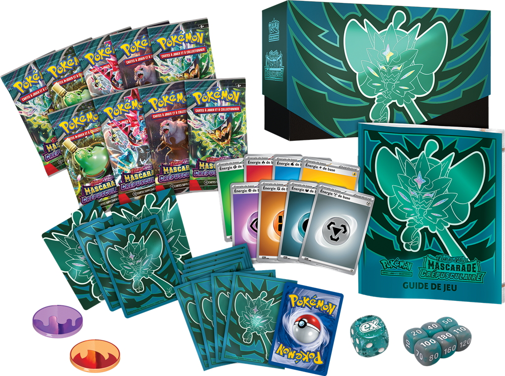 Pokemon Coffret Dresseur d'Elite : EV06 - Mascarade Crépusculaire