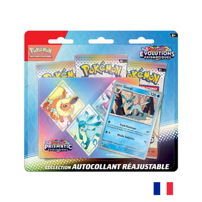 Pokémon : Tri-Pack Givrali Tech Sticker - EV08.5 Évolutions Prismatiques