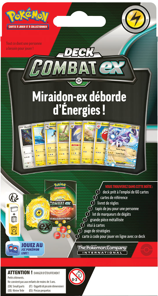 Pokémon : Deck de Combat Miraidon EX