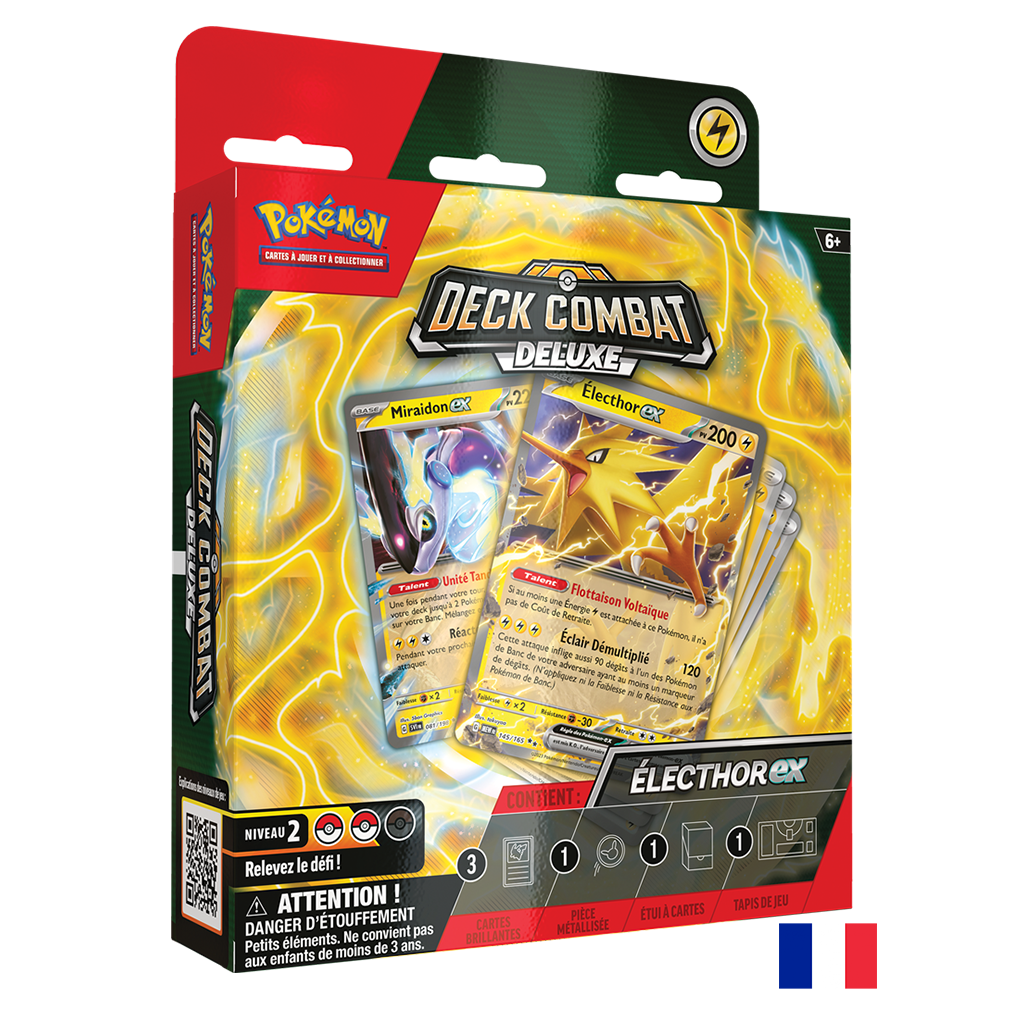 Pokemon Deck Combat Deluxe Électhor‑EX