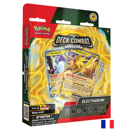 Pokemon Deck Combat Deluxe Électhor‑EX