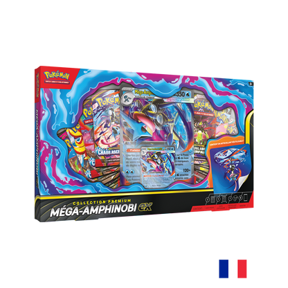 Pokémon : Collection Premium Méga‑Amphinobi‑ex (Précommande sortie le 03.07.26) (Arrivage prévu le 08.07.26) **1ère VAGUE**