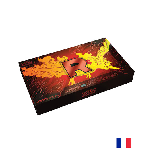 Pokémon : Coffret Collection Ultra Premium Sulfura-ex de la Team Rocket (Limité à 1 exemplaire par personne)