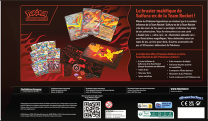 Pokémon : Coffret Collection Ultra Premium Sulfura-ex de la Team Rocket (Limité à 1 exemplaire par personne)