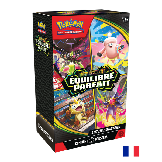 Pokémon Bundle - 6 boosters - ME03 Équilibre Parfait (Précommande sortie le 27.03.26) (Arrivage prévu le 03.04.26) **1ère VAGUE**