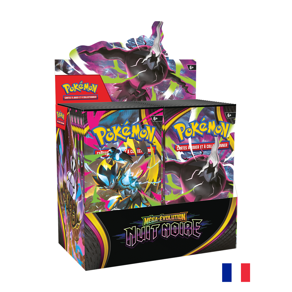 Pokémon - Boîte de 36 Boosters - ME05 Nuit Noire (Précommande sortie le 17.07.26) (Arrivage prévu le 22.07.26) **1ère VAGUE**