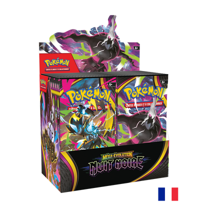 Pokémon - Boîte de 36 Boosters - ME05 Nuit Noire (Précommande sortie le 17.07.26) (Arrivage prévu le 22.07.26) **1ère VAGUE**