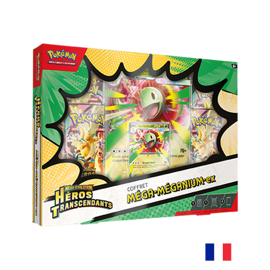 Pokémon - Coffret Méga‑Méganium‑ex - ME02.5 Héros Transcendants
