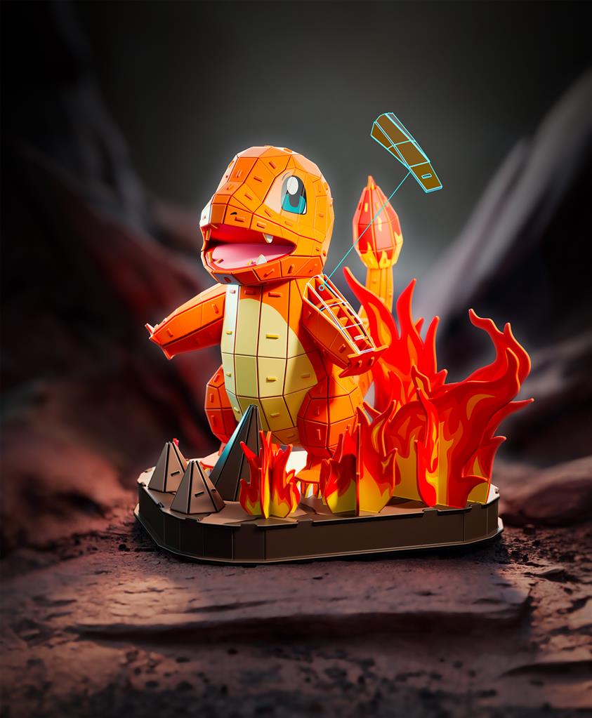 4D Build Pokémon - Salameche