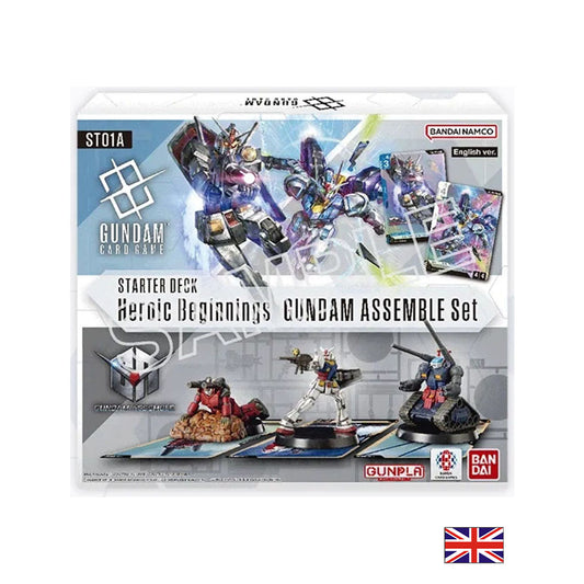 Gundam Card Game Starter Deck Set - Heroic Beginnings ST01A (Anglais)