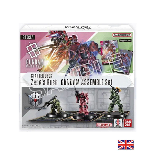 Gundam Card Game Starter Deck Set - Zeon's Rush ST03A (Anglais)