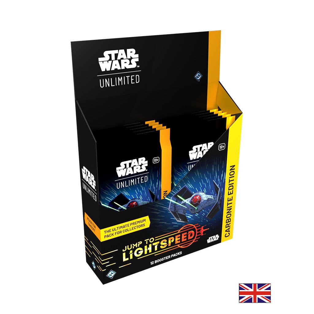 Boite de 12 Boosters Carbonite Edition - Passage En Vitesse Lumière - Star Wars: Unlimited (Anglais) (Précommande sortie le 14.03.25)