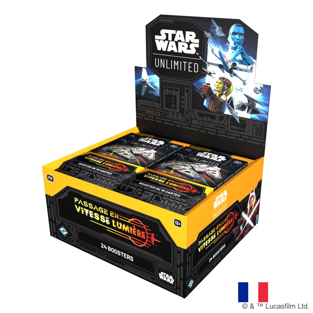 Boite de 24 Boosters - Passage En Vitesse Lumière - Star Wars: Unlimited (Précommande sortie le 14.03.25)