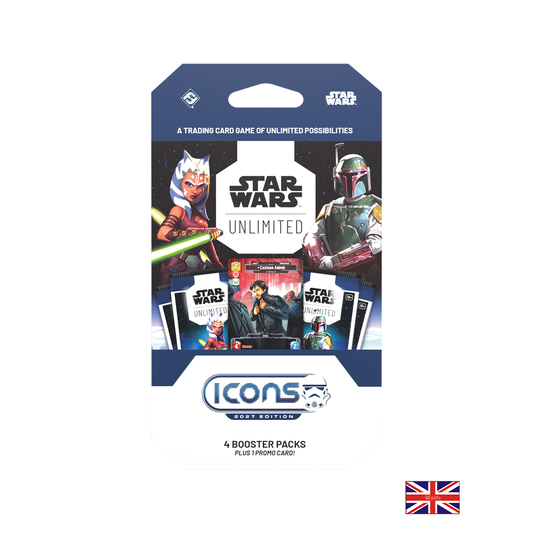 [Précommande – 20/11/2026] Blister 4 boosters Icons + Cassian Andor – Star Wars Unlimited – EN