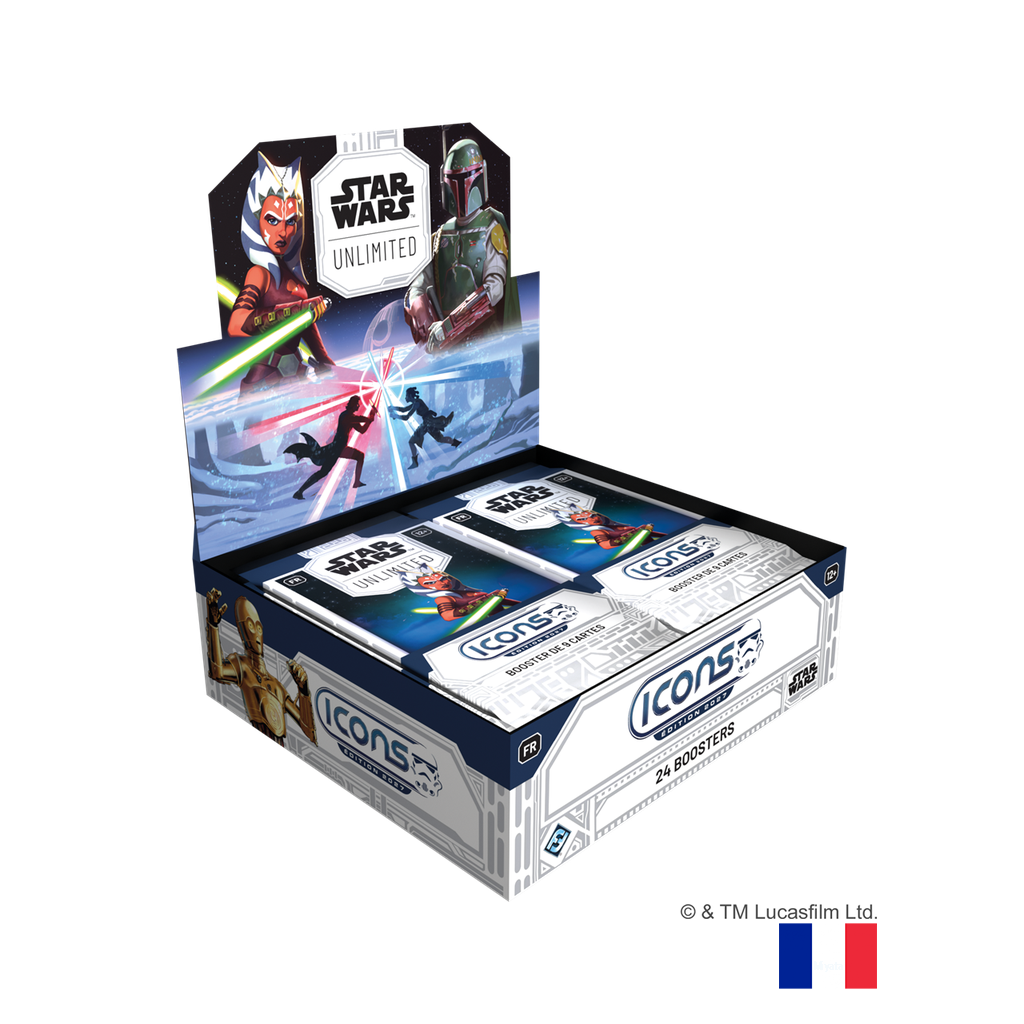 [Précommande – 20/11/2026] Display 24 boosters Icons – Édition 2027 – Star Wars Unlimited – FR