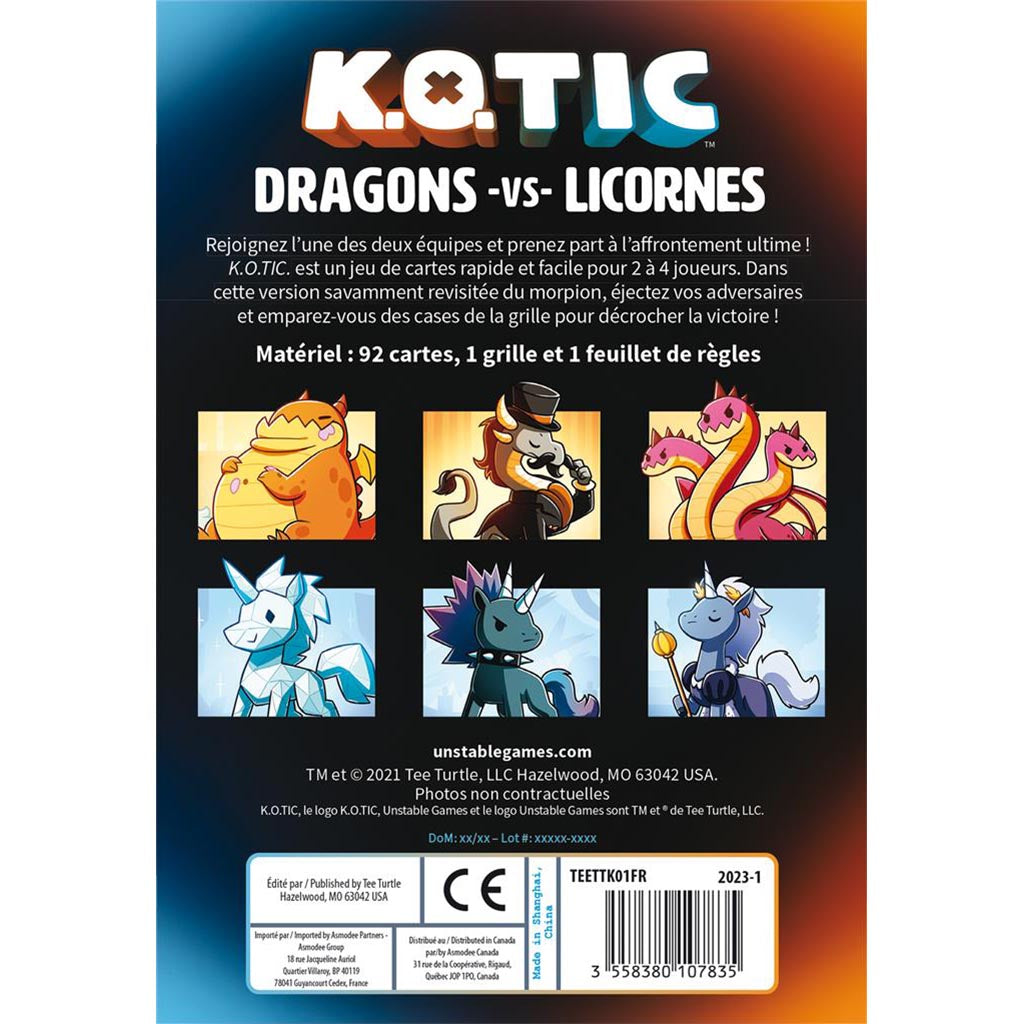 K.O.Tic : Dragons vs. Licornes