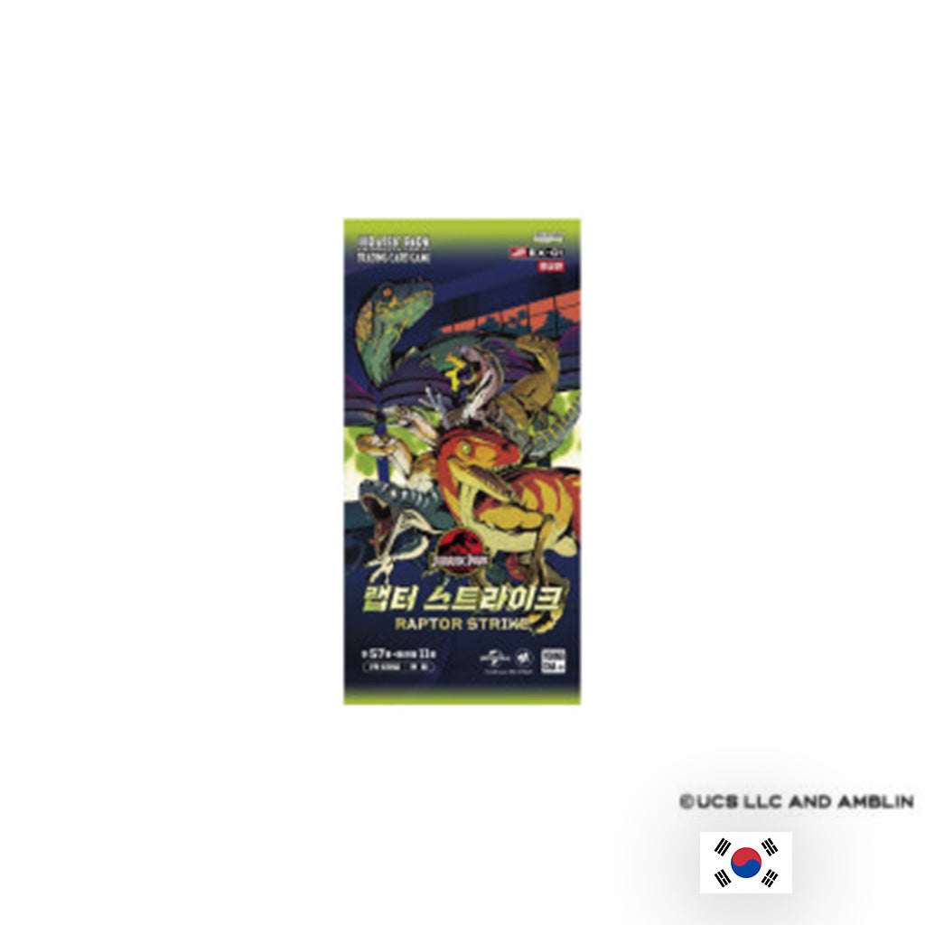 Jurassic Park - Boîte de 12 Boosters - EP01 Raptor Strike KR