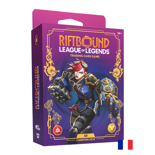 Champion Deck Vi - Riftbound League of Legends TCG : Déchaînement FR (Précommande sortie le 24.07.26) (Arrivage Prévu le 29.07.26)