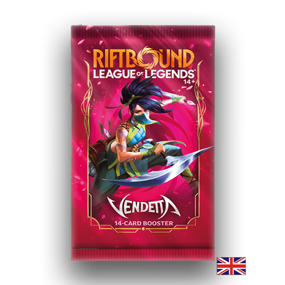 Boite de 24 Boosters - Riftbound League of Legends TCG : Vendetta (Anglais) (Précommande sortie le 31.07.26) (Arrivage Prévu le 05.08.26)