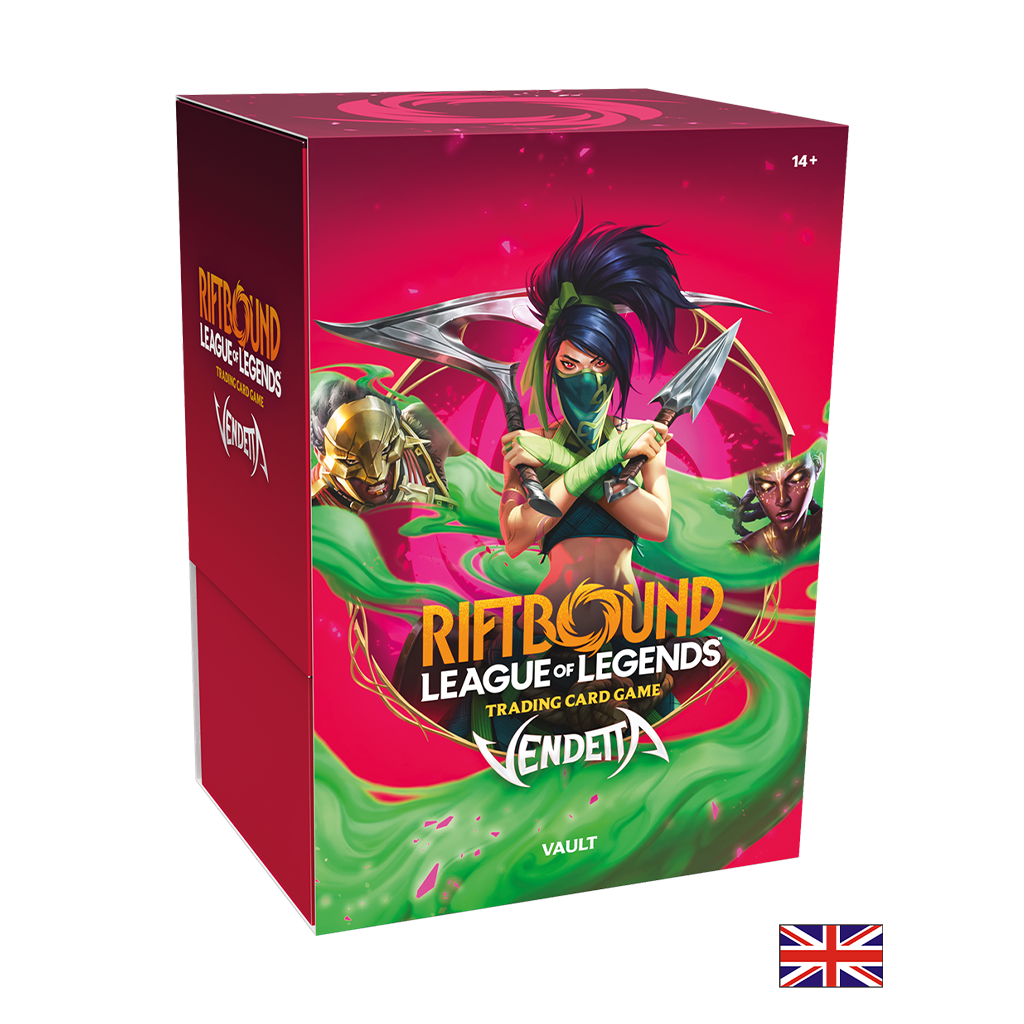 Coffret Vault - Riftbound League of Legends TCG : Vendetta (Anglais) (Précommande sortie le 31.07.26) (Arrivage Prévu le 05.08.26)