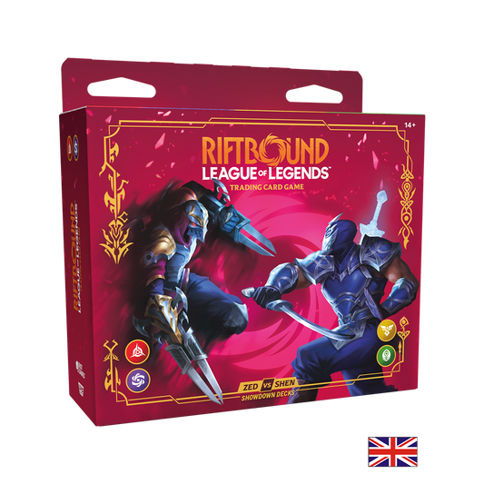 Decks Showdown: Zed vs Shen - Riftbound League of Legends TCG : Vendetta (Anglais) (Précommande sortie le 31.07.26) (Arrivage Prévu le 05.08.26)