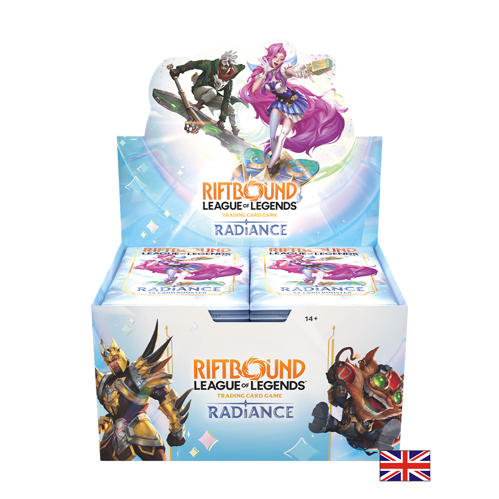 Boite de 24 Boosters - Riftbound League of Legends TCG : Radiance (Anglais) (Précommande sortie le 23.10.26)
