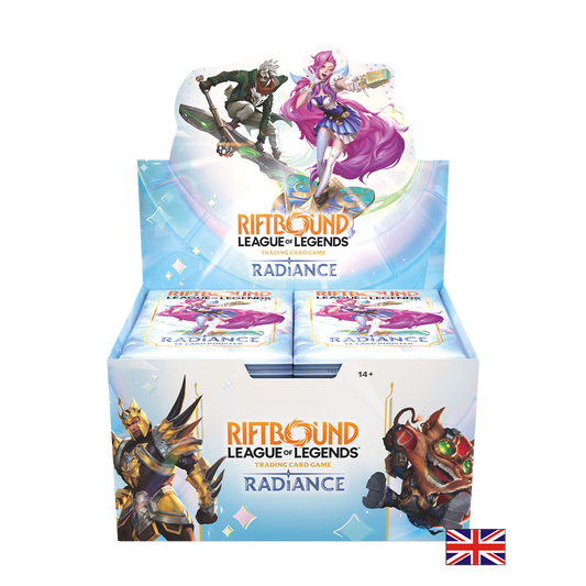 Boite de 24 Boosters - Riftbound League of Legends TCG : Radiance (Anglais) (Précommande sortie le 23.10.26)