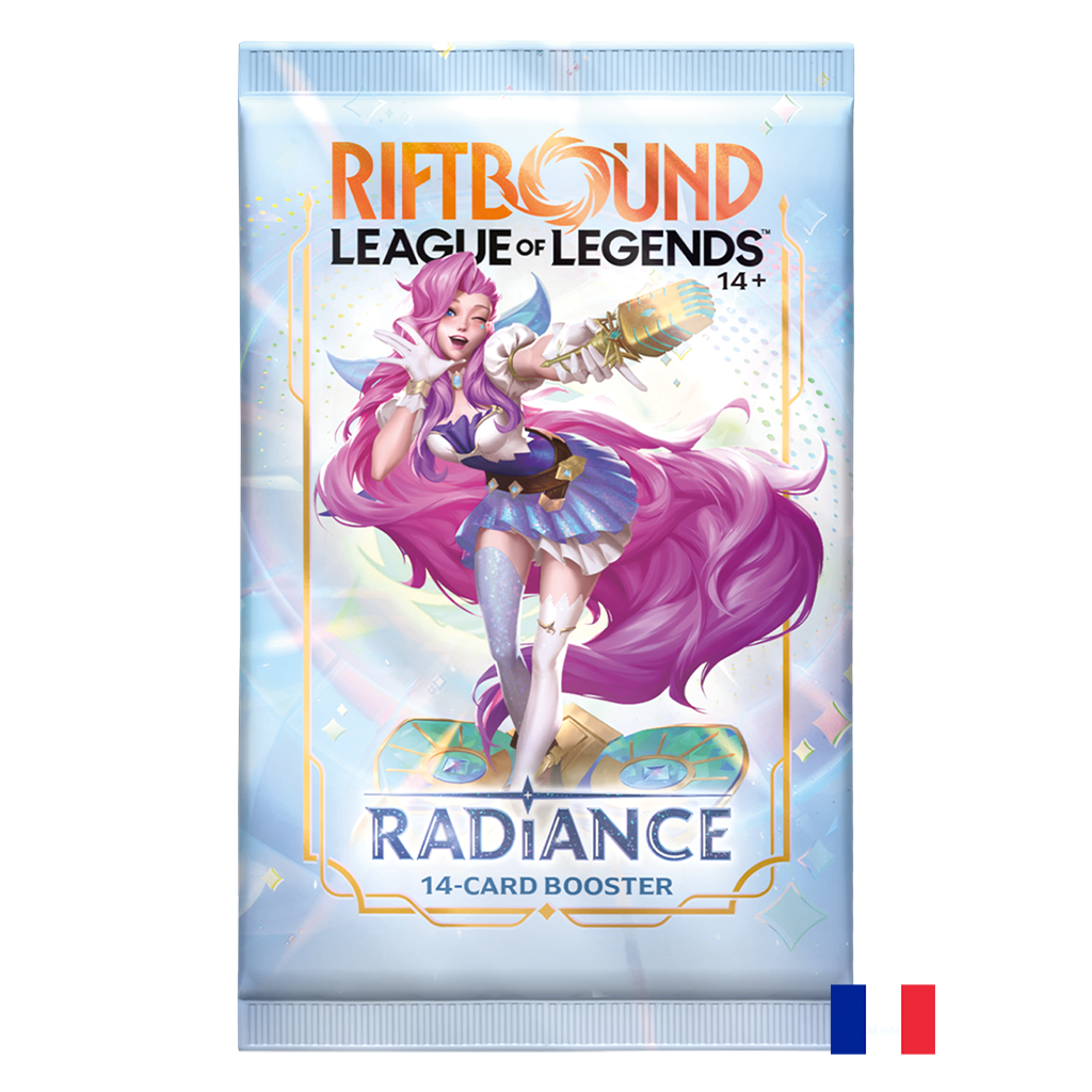 Boite de 24 Boosters - Riftbound League of Legends TCG : Radiance FR (Précommande sortie le 23.10.26)
