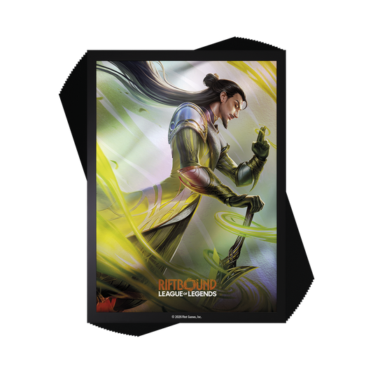 100 Art Sleeves Standard Master Yi - Riftbound League of Legends TCG : Unleashed