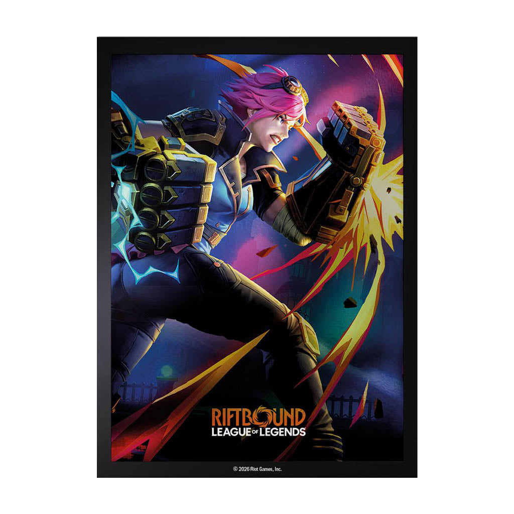 100 Art Sleeves Standard Vi Jinx- Riftbound League of Legends TCG : Vendetta