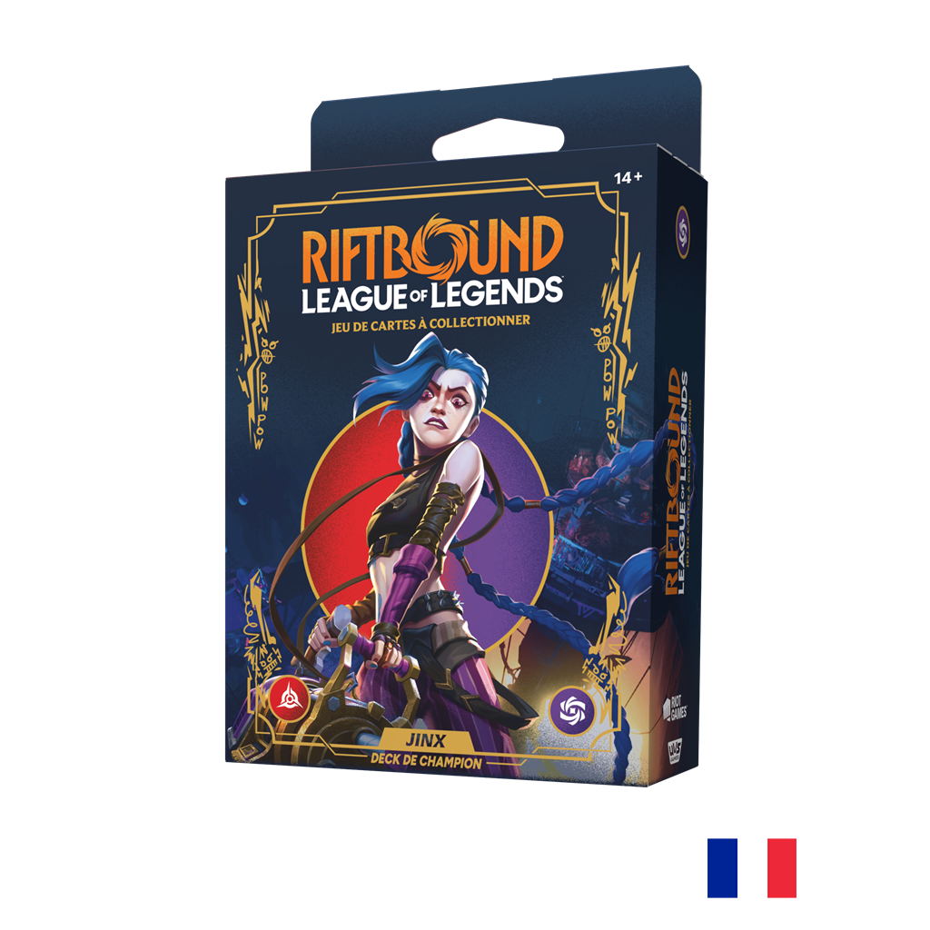 Deck de Champion Jinx - Riftbound League of Legends TCG : Origines FR