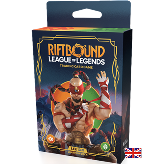 Champion Deck Lee Sin - Riftbound League of Legends TCG : Origins (Anglais) (Précommande sortie prévu en Octobre 2025)