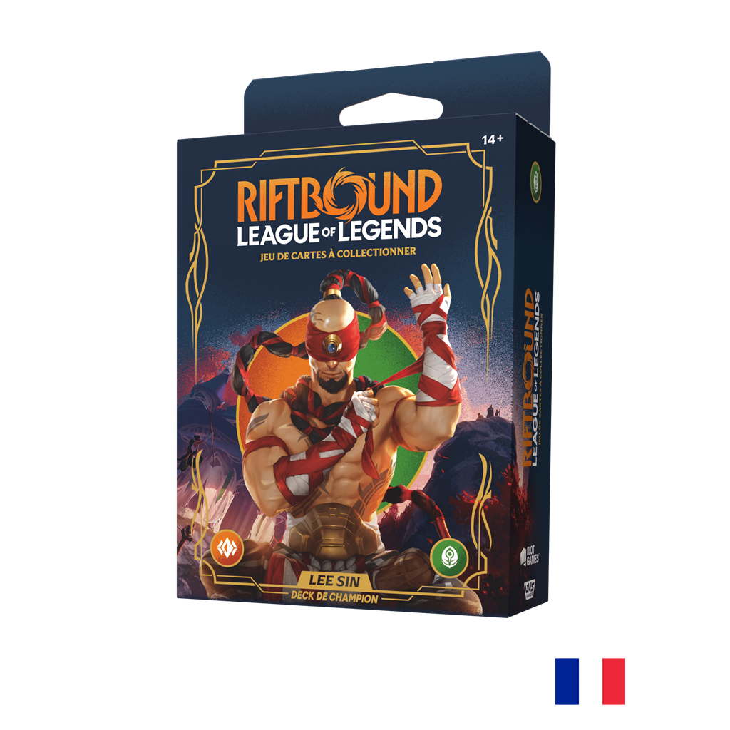 Deck de Champion Lee Sin - Riftbound League of Legends TCG : Origines FR