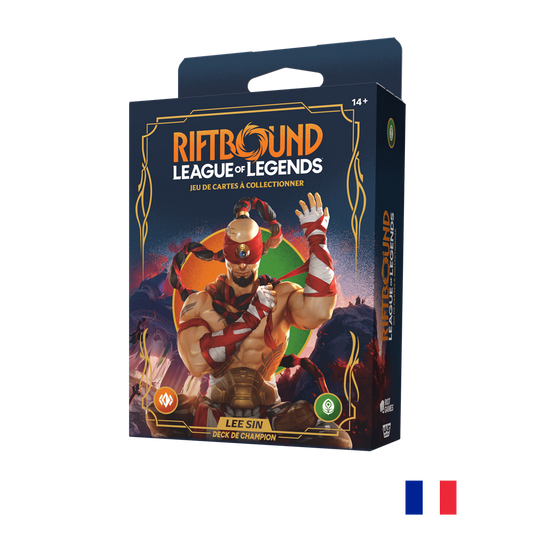 Deck de Champion Lee Sin - Riftbound League of Legends TCG : Origines FR (Précommande sortie le 29.05.26) (Arrivage prévu le 02.06.26)