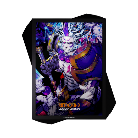 100 Art Sleeves Standard Darius - Riftbound League of Legends TCG : Spiritforged