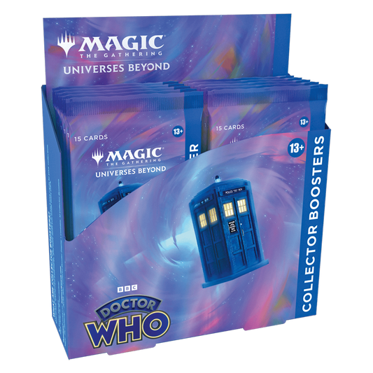 Boite de 12 Boosters Collector Doctor Who (Anglais)