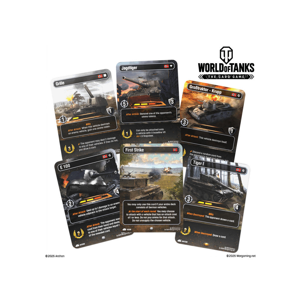 World of Tanks: The Card Game - Starter Deck GERMANY: FIRST STRIKE (Anglais)