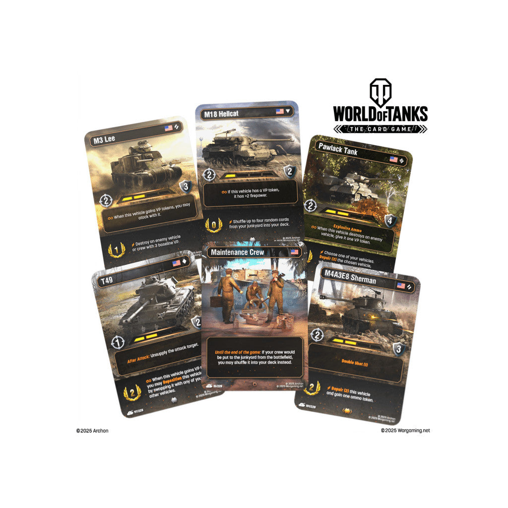 World of Tanks: The Card Game - Starter Deck USA: FIRST STRIKE (Anglais)