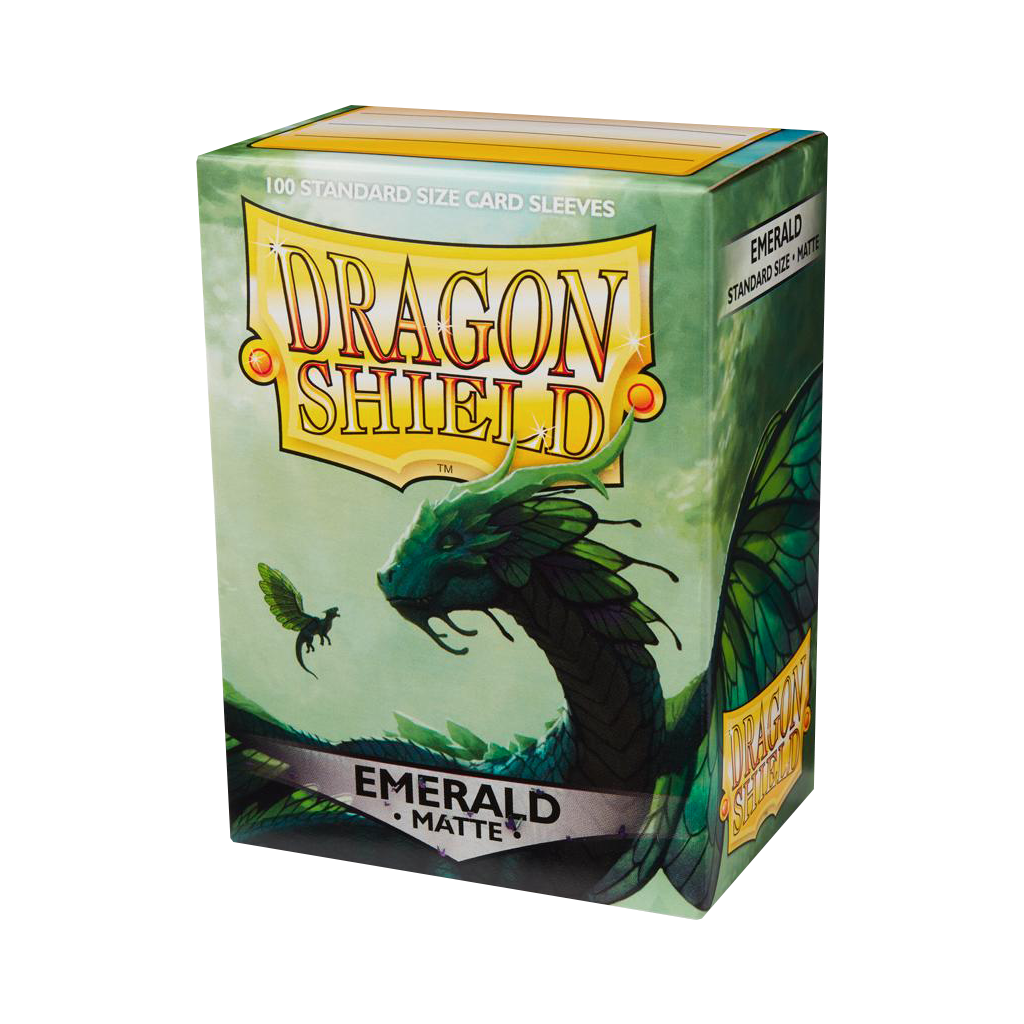 Dragon Shield 100 Sleeves Standard Emerald Matte